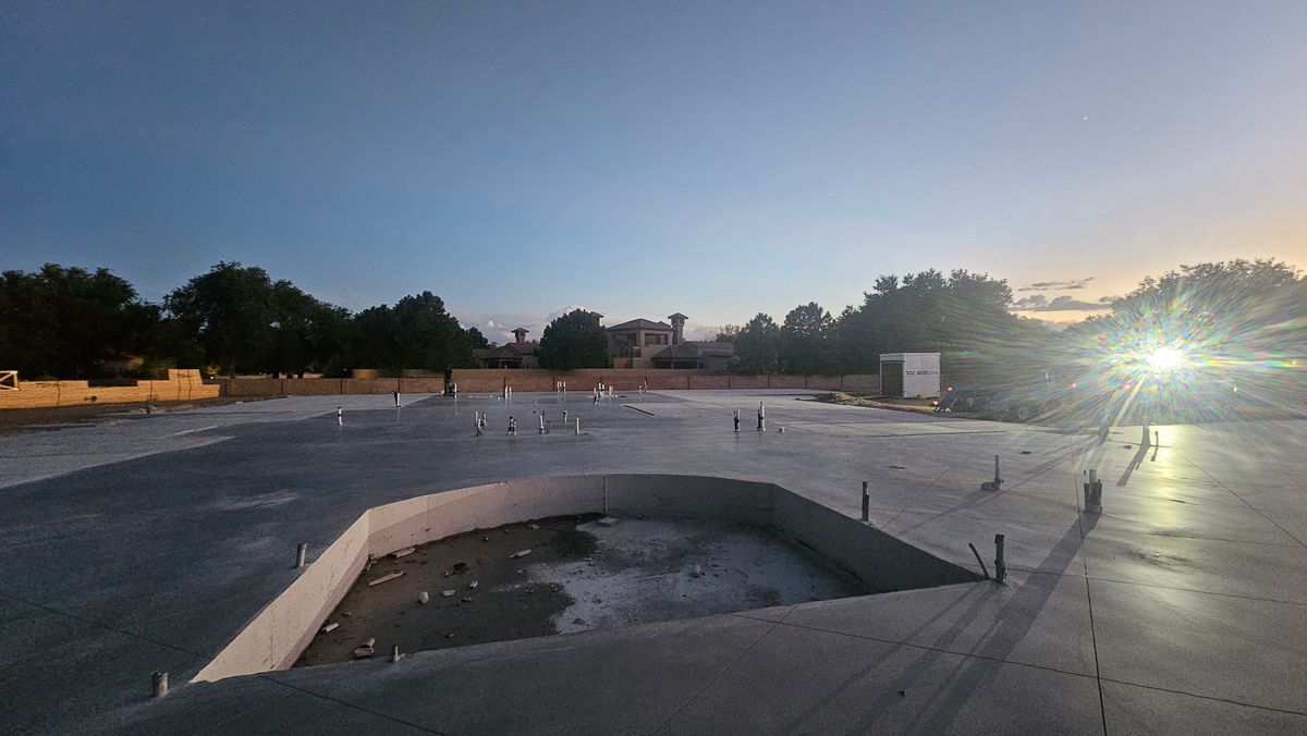 Concrete Installation for Not Just Concrete in Albuquerque, NM