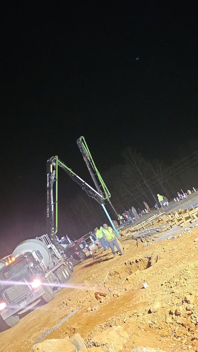 Line Pumping for Williams Concrete Pumping in Knoxville, Tennessee