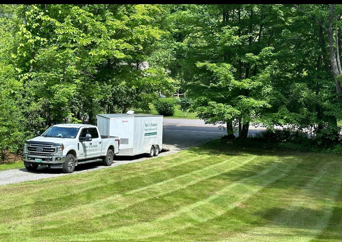 Mowing for Mow N Maintain Property Maintenance in Williston, VT