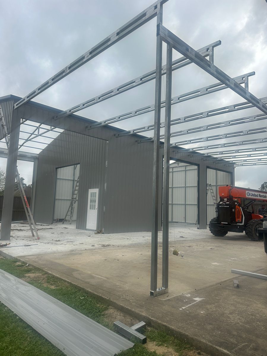 Red Iron Buildings for On-Site Buildings in Vidor, TX