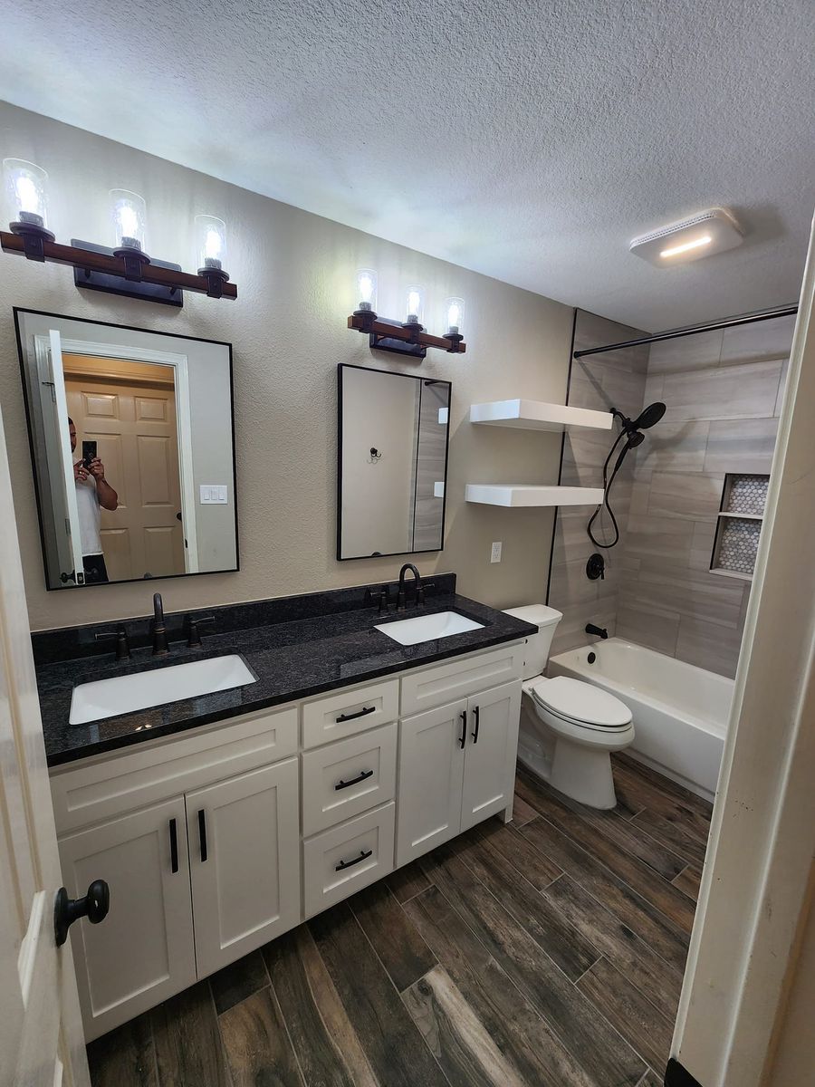 Bathroom Rennovations for Nolen Contracting in Forney, TX