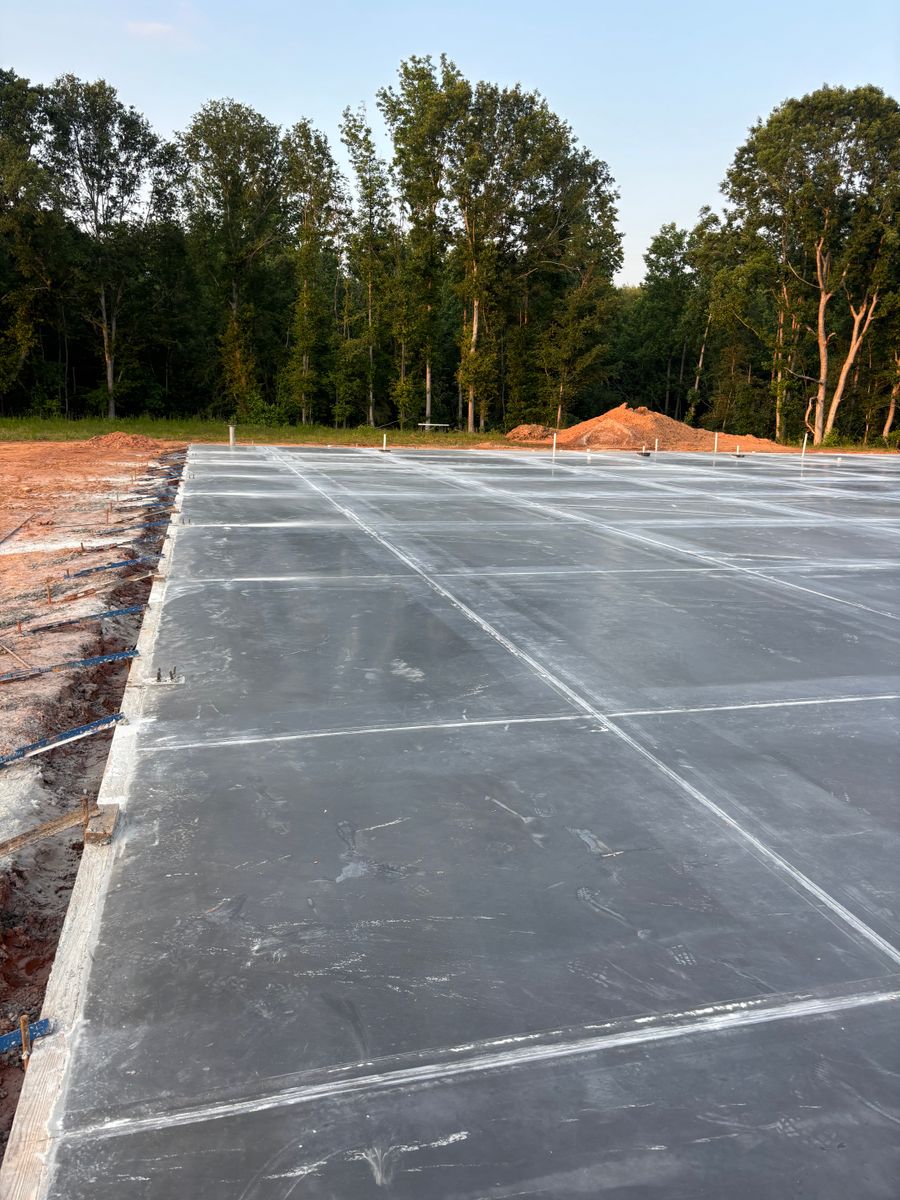 Excavation for Baer & Sons Concrete in Greenwood County, SC