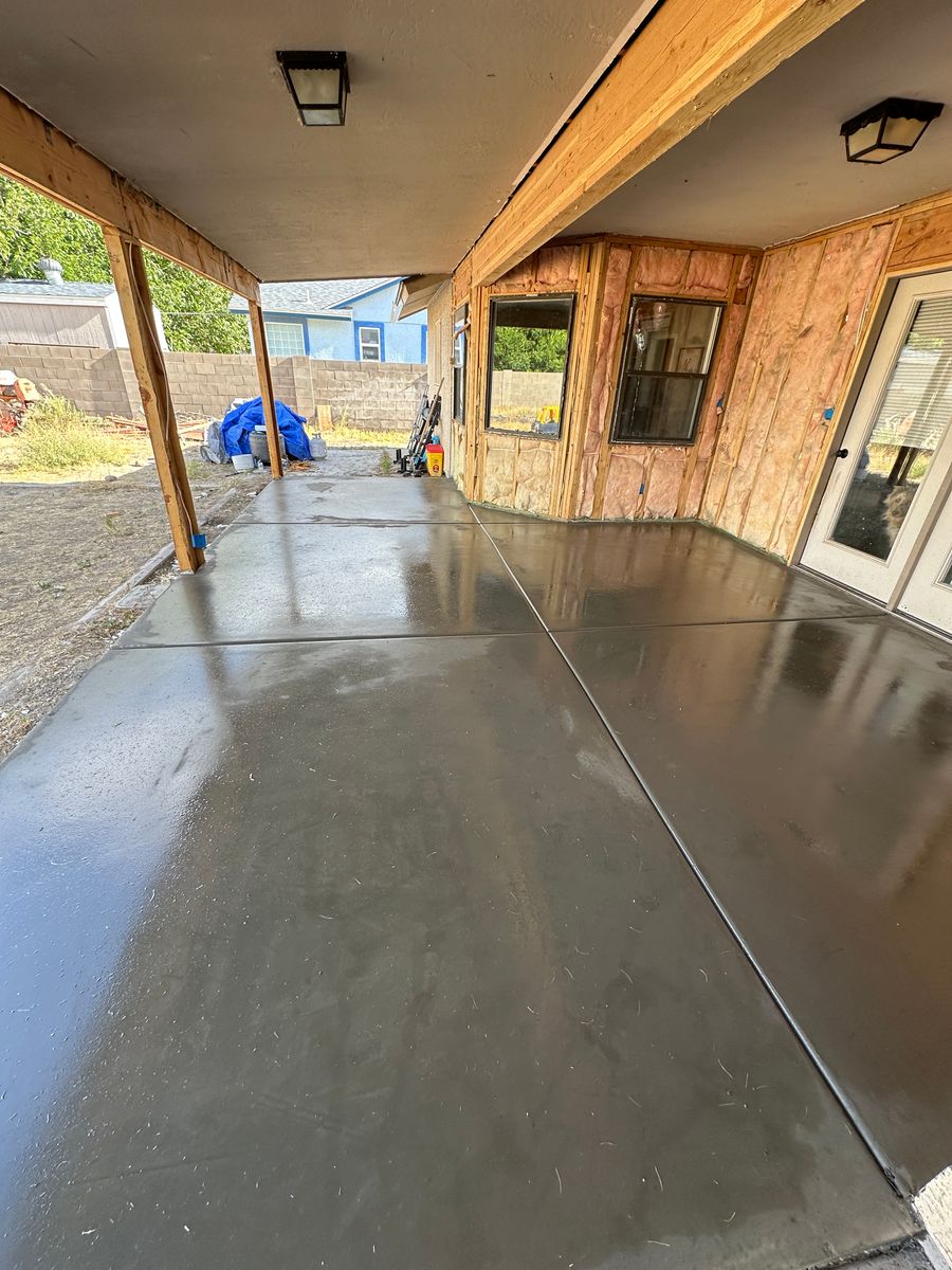 Patio Design & Installation for American Concrete Placement in Camp Verde, AZ