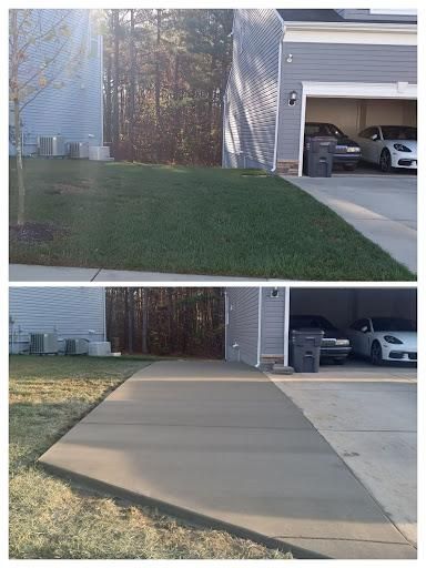 Concrete Driveway Installation for OBH Concrete LLC in Lusby, MD