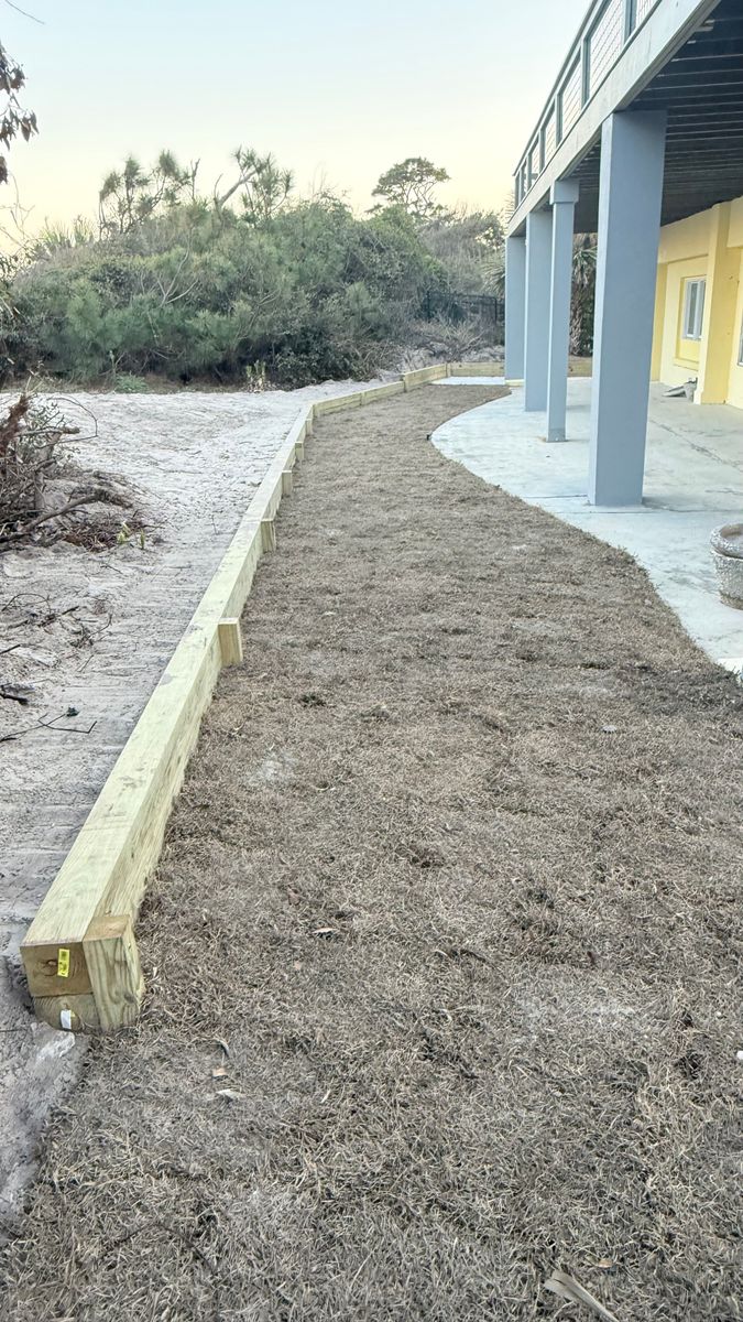 Retaining Walls for Santos Landscape in Waycross, GA