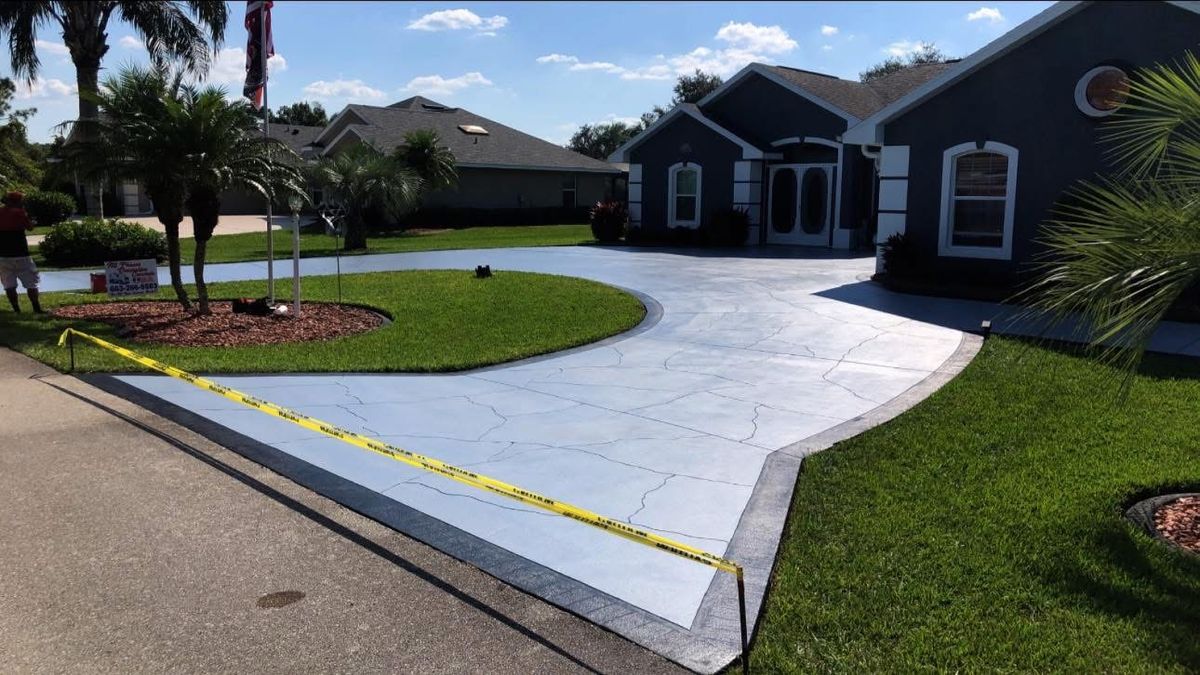 Concrete Driveway Installation for All Phases Decorative Concrete in Sebring, FL