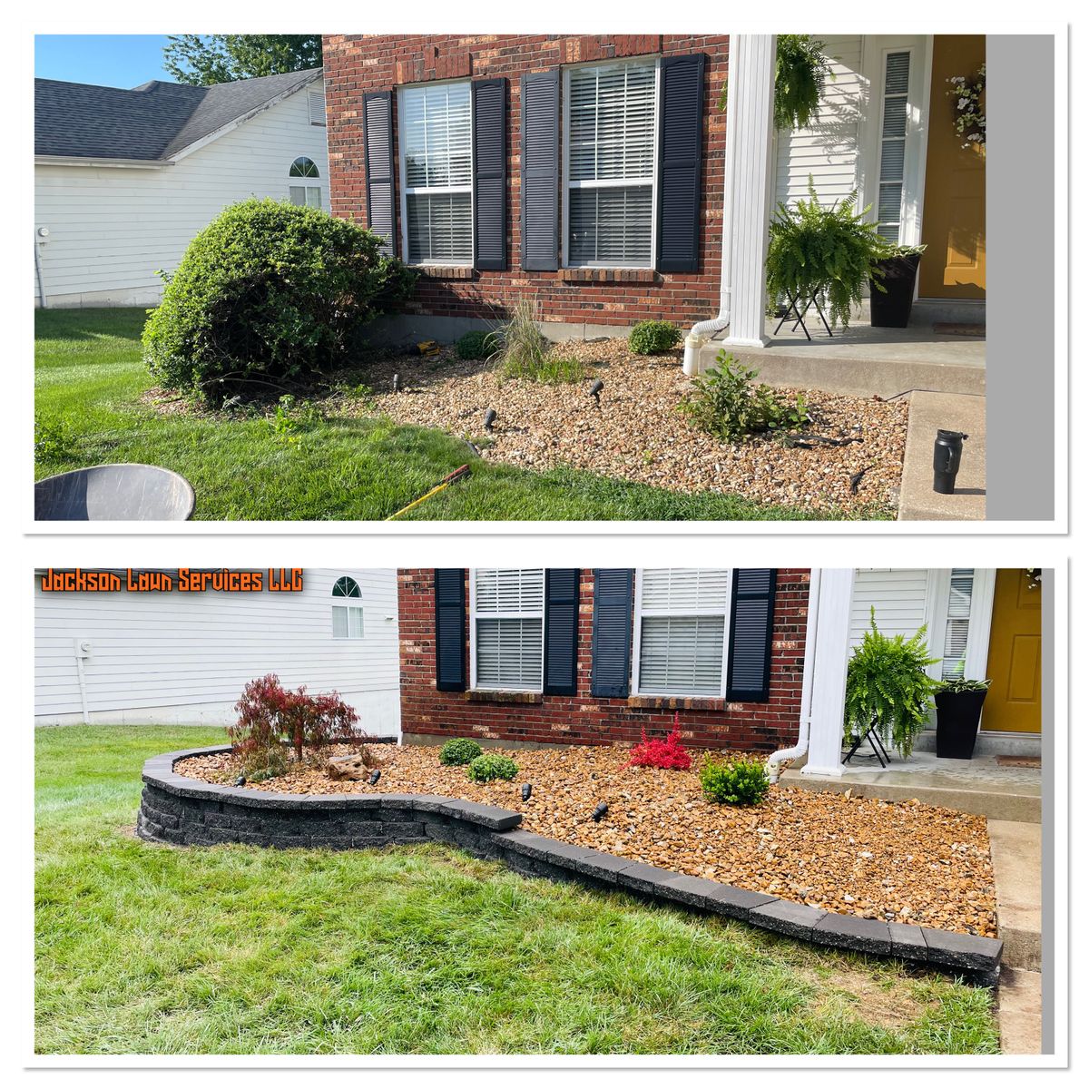Retaining Walls for Jackson Lawn Services LLC in St Louis, MO