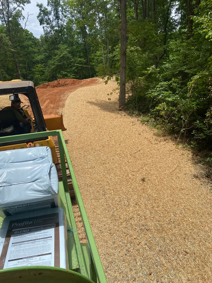 Erosion Control for J&G LandWorx LLC in Rutherfordton, NC