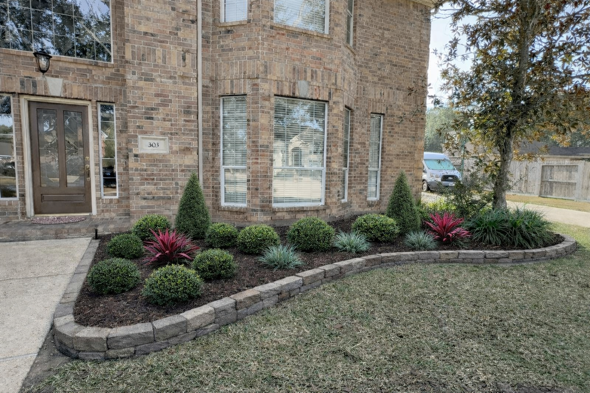 Landscape Design & Installation for Full Armor Landscapes in League City, TX