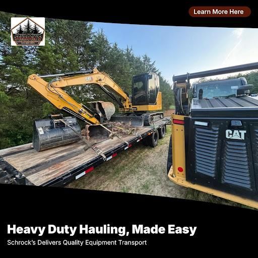 Material Hauling for Schrock’s Land Management in Northern Virginia, Shenandoah Valley, VA