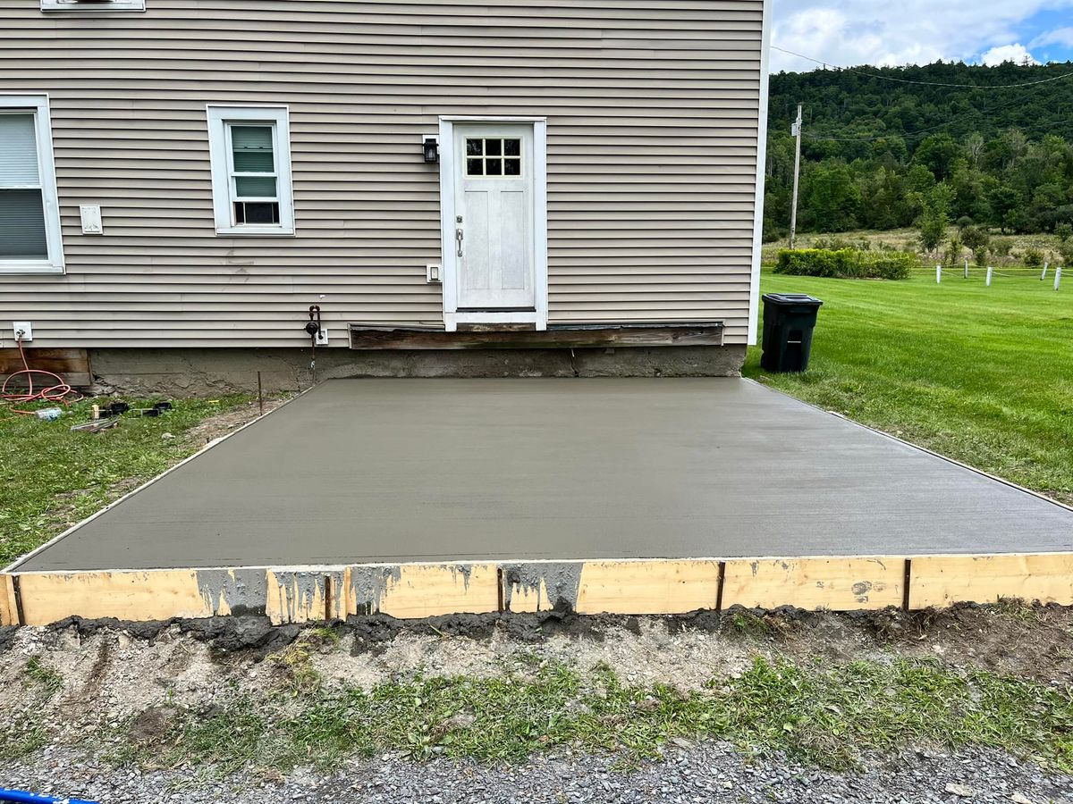 Concrete Slab Construction for LeClaire Flatworx in Bomoseen, VT