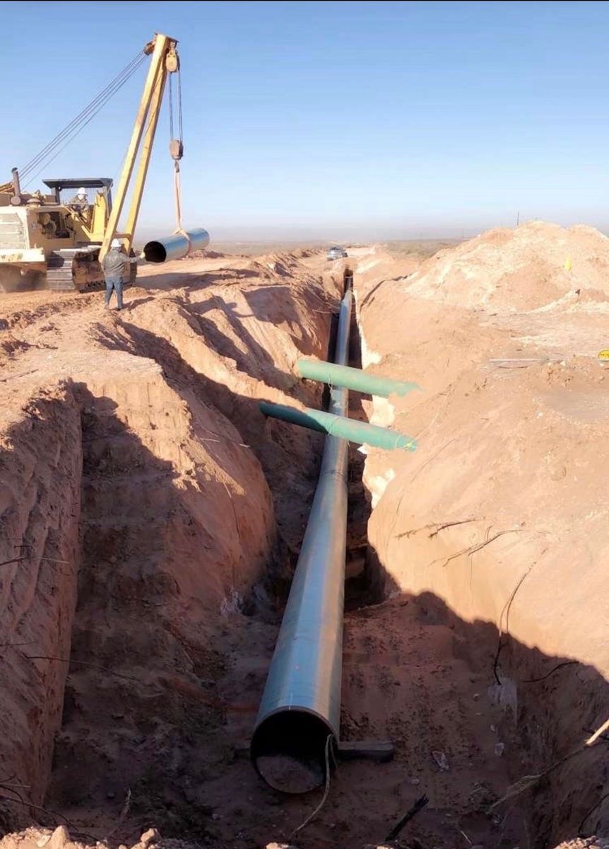 Excavation for Global Pipeline in Corpus Christi, TX