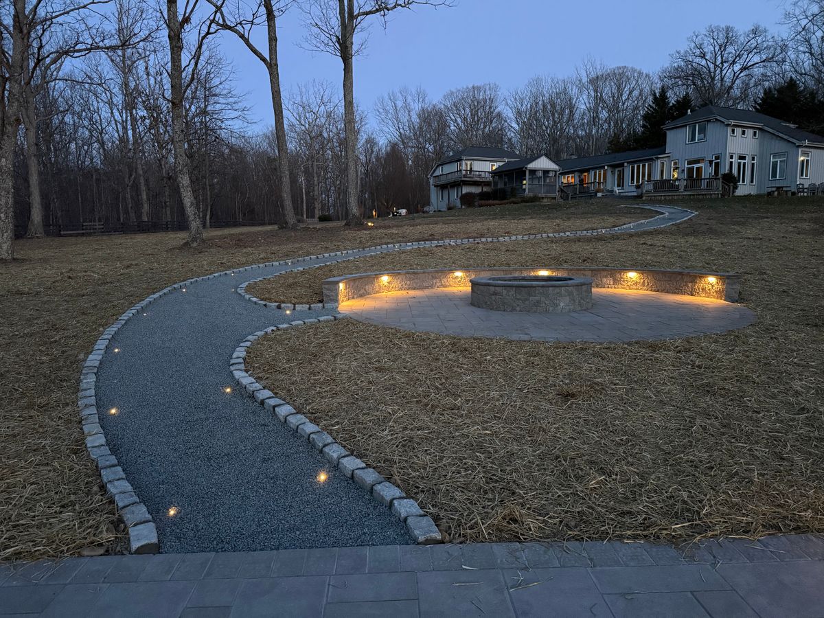 Concrete Installation for ALPHA LANDSCAPES in Culpeper, VA