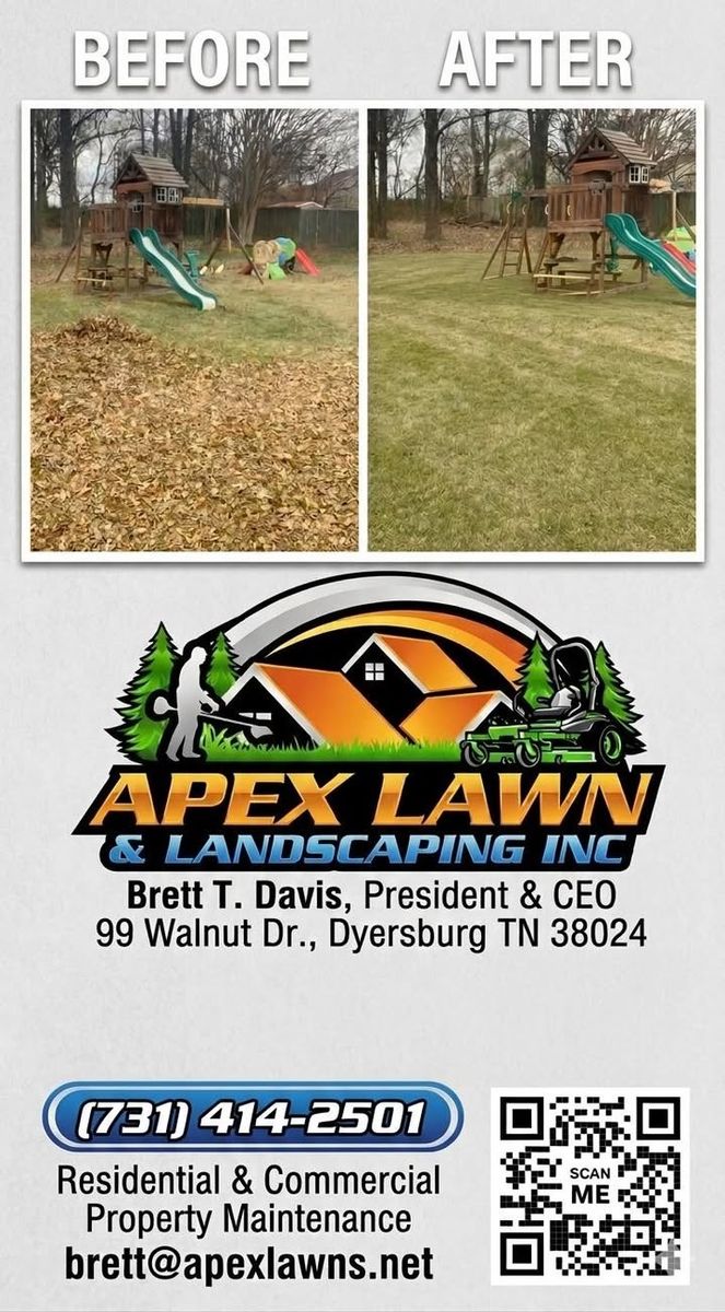 Lawn Maintenance for Apex Lawn & Landscaping INC in Dyersburg, TN