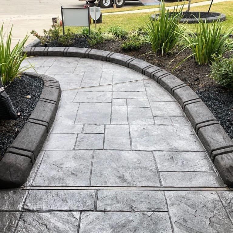 Decorative Concrete for Texas Curb N Borders in Houston, TX