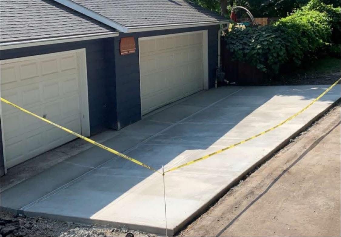 Concrete Driveway & Aprons for Outdoor Dynamics LLC in Sherburne County, MN