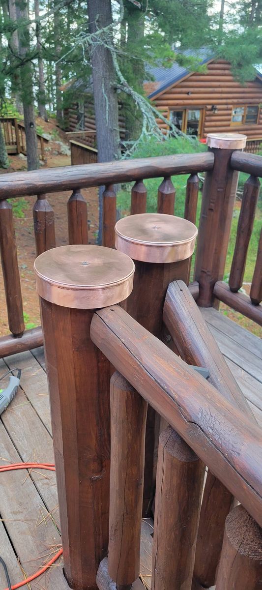 Staining for 218 Painting & Log Restoration LLC in Britt, MN