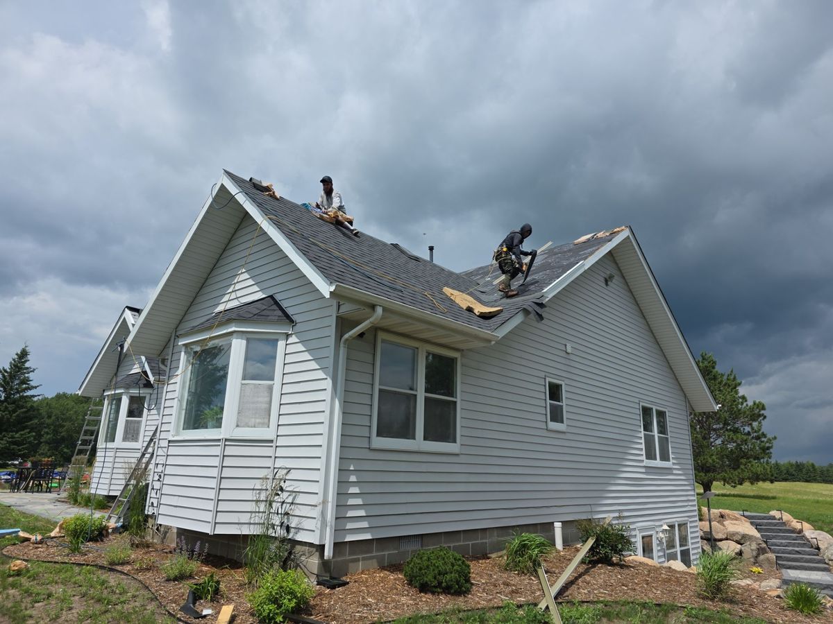 Asphalt Shingle Roofing Installation for Patriot Roofing Plus LLC in Pequot Lakes, MN