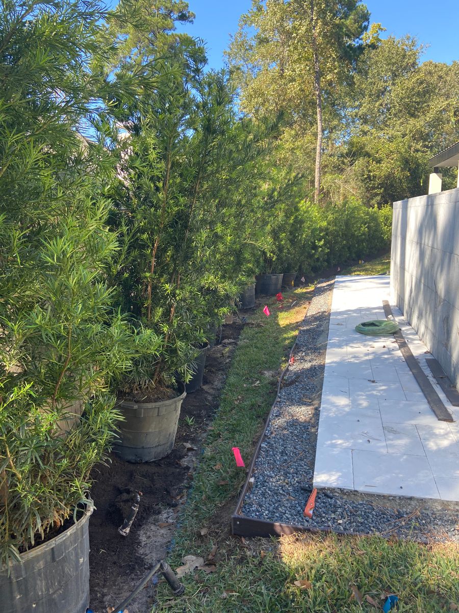 Hardscaping for Atlas Land Design in Creekside Park, TX