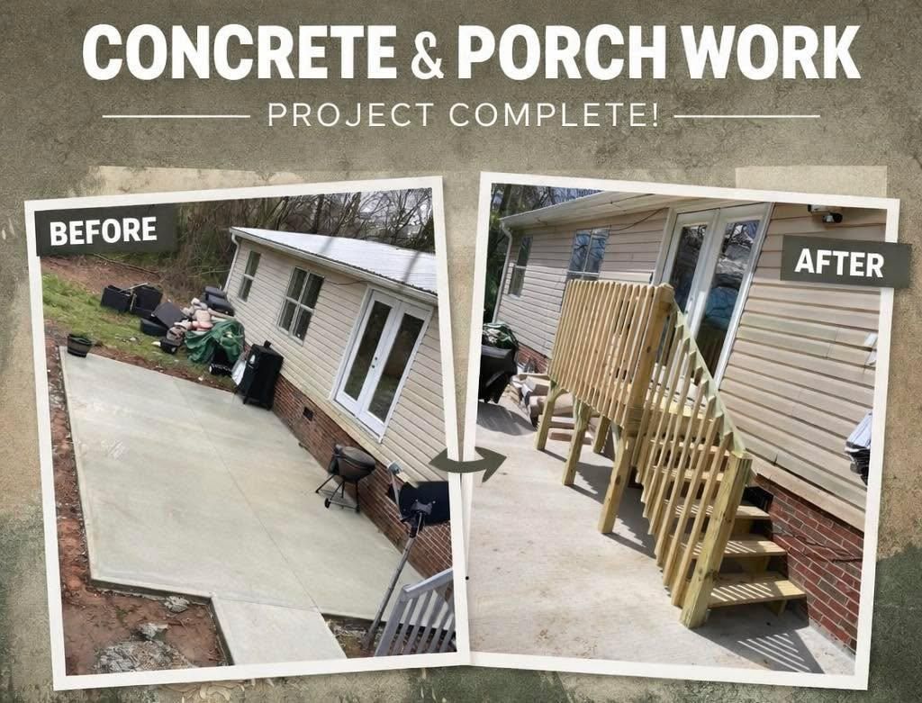 Concrete for Erskine Grading and Clearing LLC in Anderson,, SC