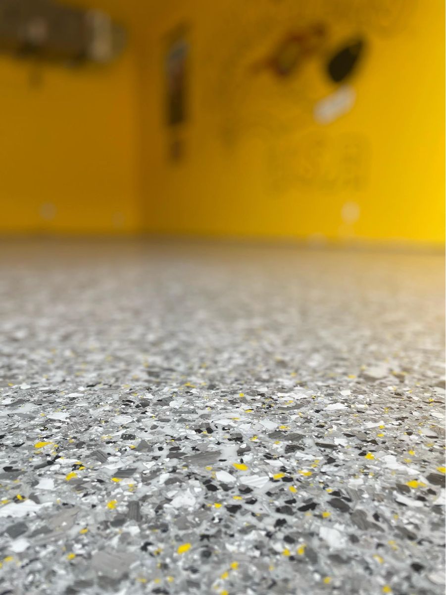Commercial Epoxy Flooring for Rockstarz Concrete Design in Spearfish, SD
