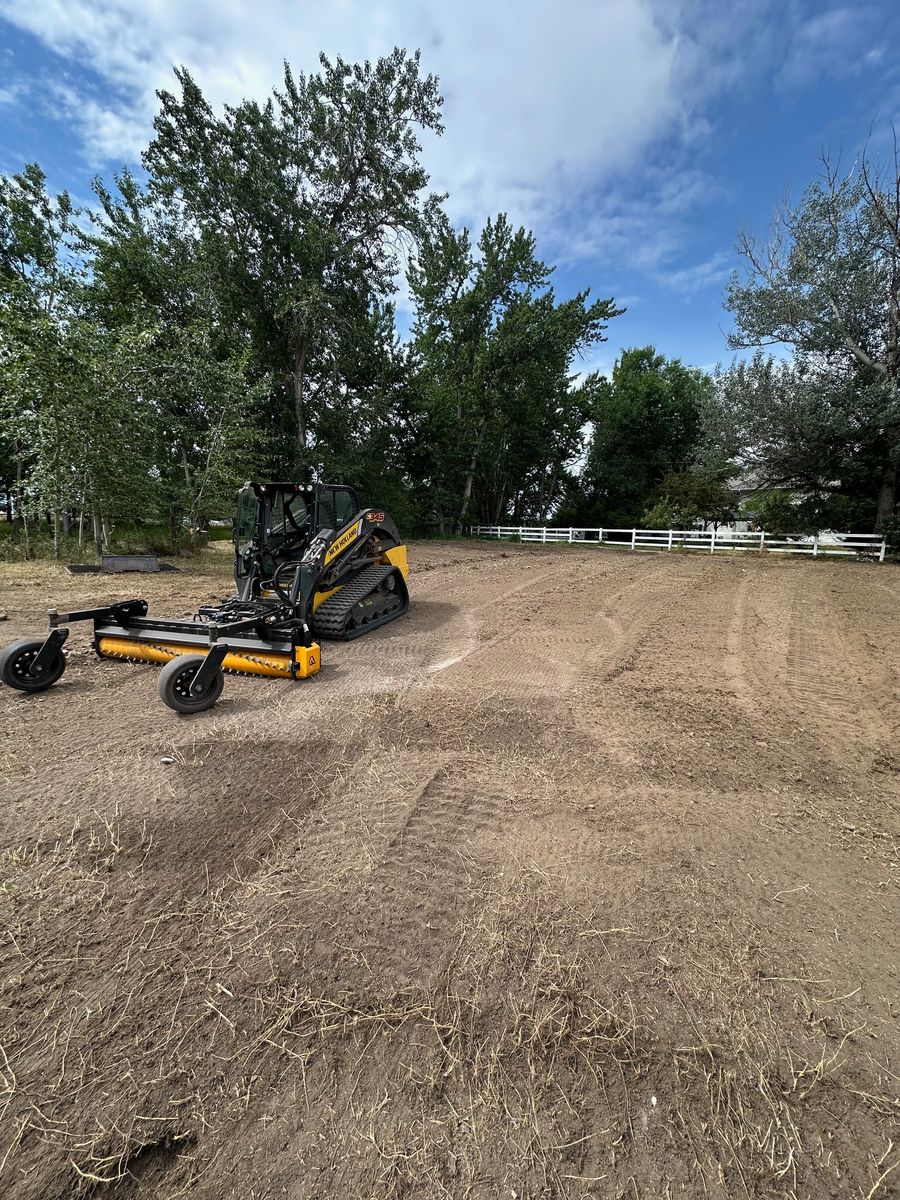 Grading /Dirt Work for R&H Homes in Bozeman, MT