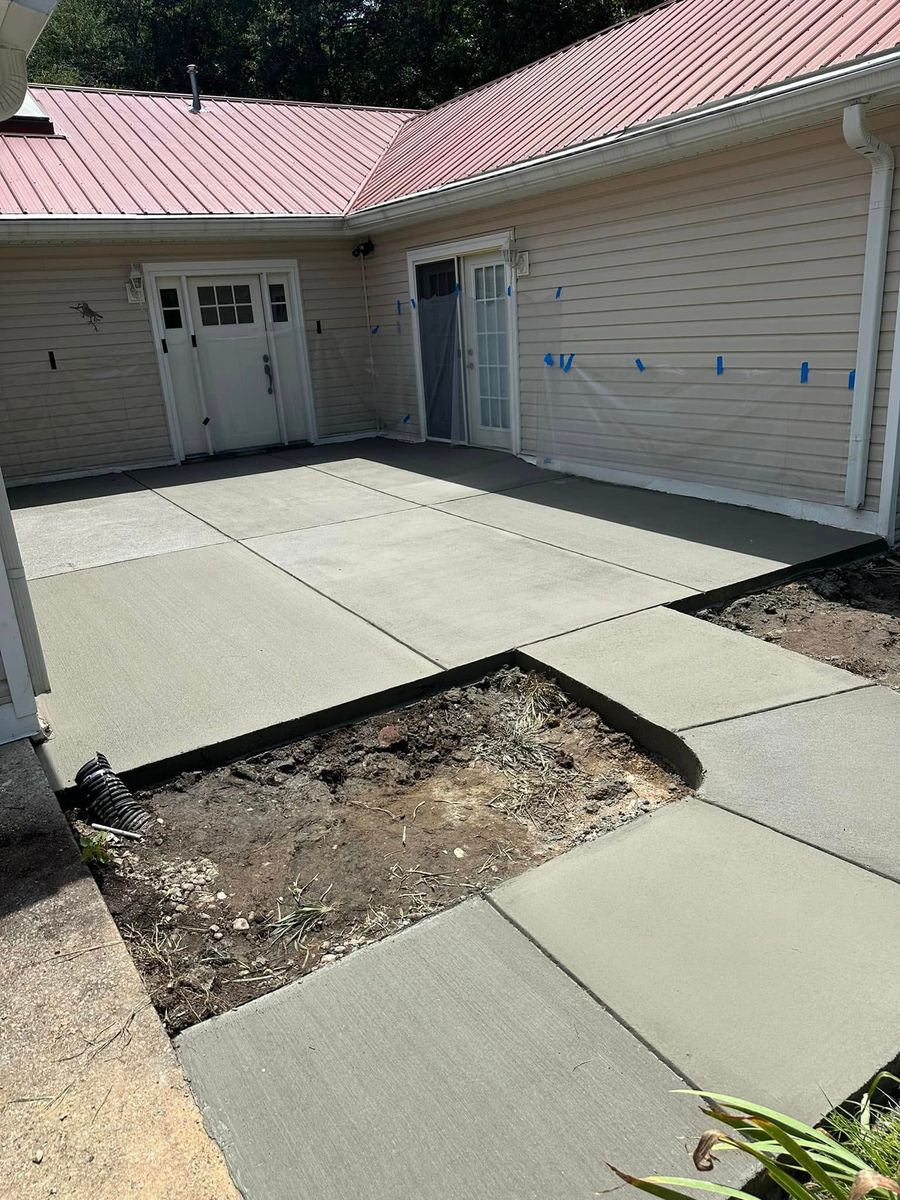 Concrete for A.P Land Management in Atlanta, Ga