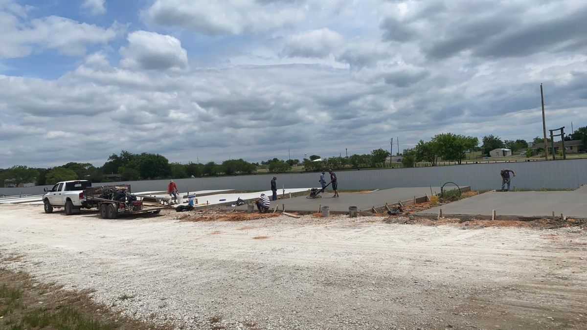 Metal Building for Javier Martinez Concrete Construction in Burleson, TX