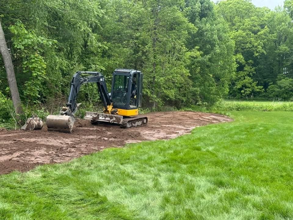 Site Work for Lennon Land Management in Suffield, CT