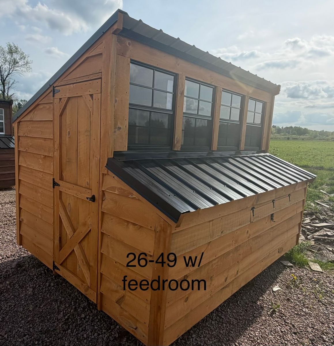 Animal Shelters/ Hay Feeders for Yoder Sheds in Chili, WI