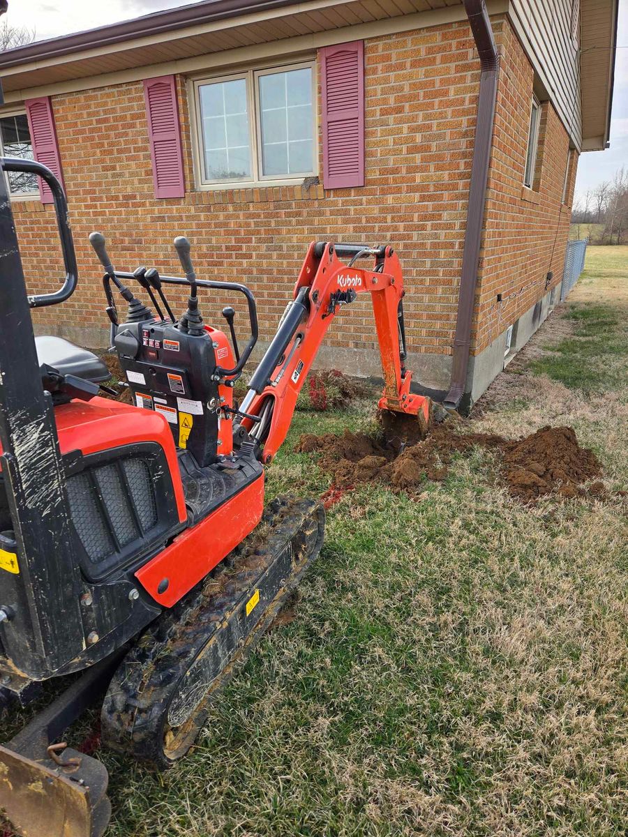 Excavating Services for MPR Contracting in Hudson, KY