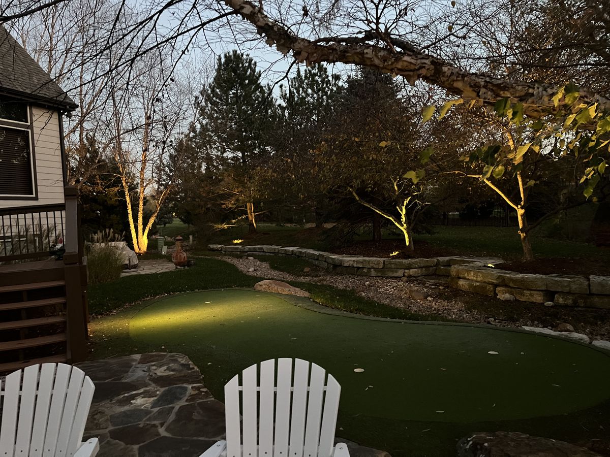 Landscape Lighting for Jakob’s Lawn Kare in Wichita, KS