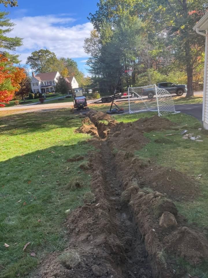 Mini Excavator Services for LCP Property Management  in Windham, NH