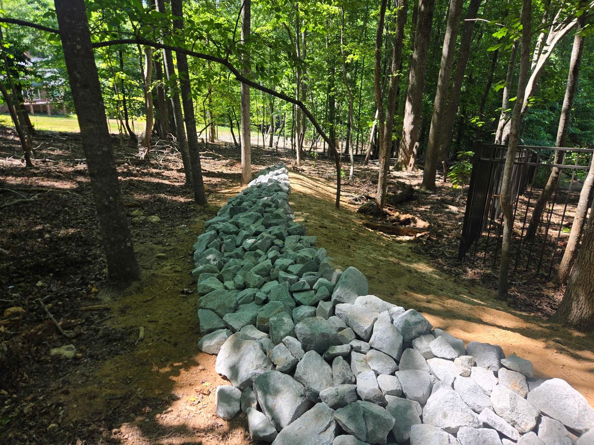 Swale Contruction for Drain My lawn in Charlotte, NC