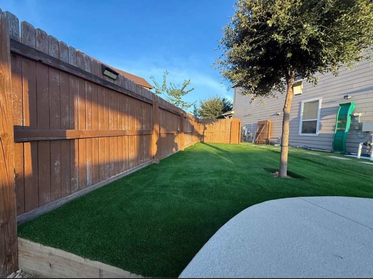 Turf Installation for Creative Edge Co. in San Antonio, TX