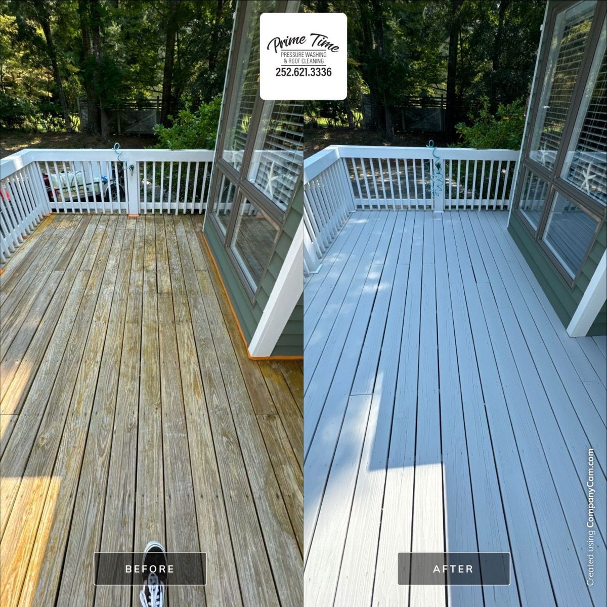 Paint, Stain & Seal for Prime Time Pressure Washing & Roof Cleaning in Moyock, NC