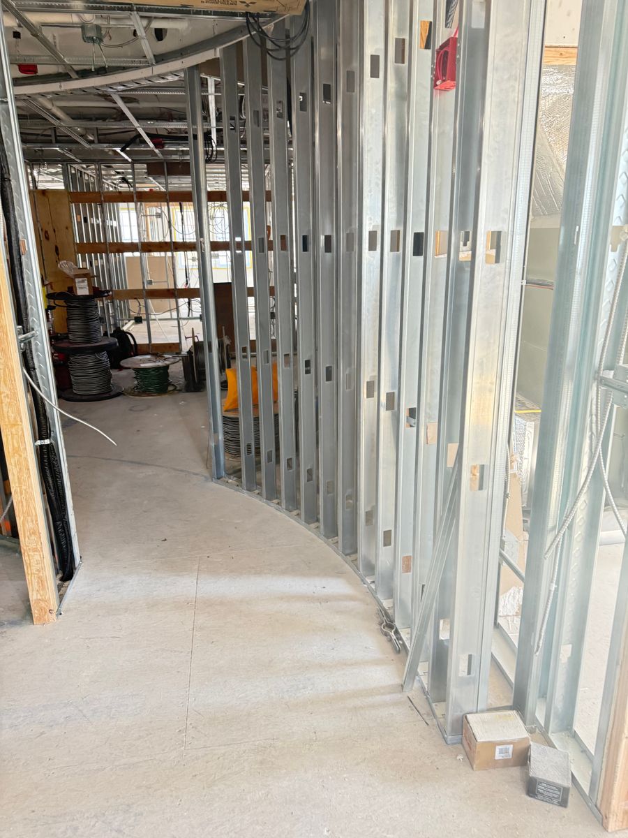 Metal Framing for P.L.R Drywall & Plaster in New Bedford, MA