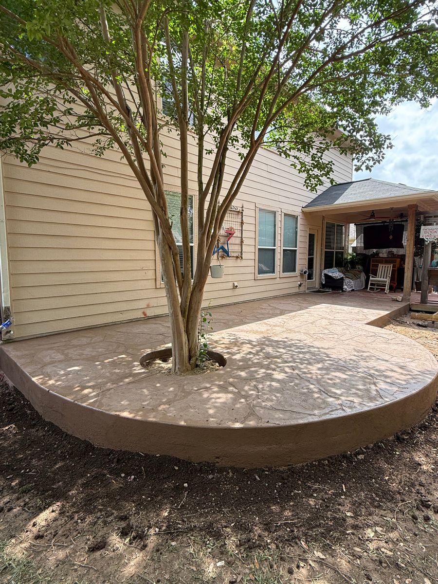 Patios for Benitez Brothers Construction in Austin, TX