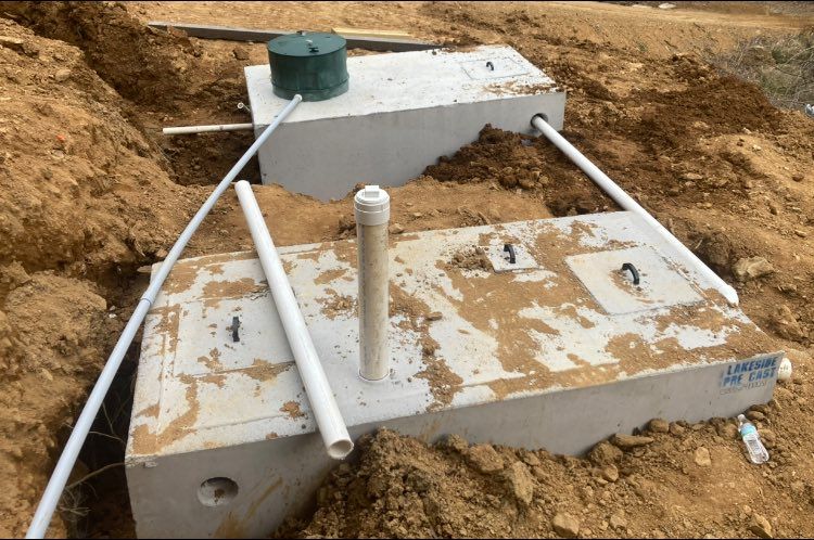 Septic Tank Installation for Genesis Landworks in Bluff City, TN
