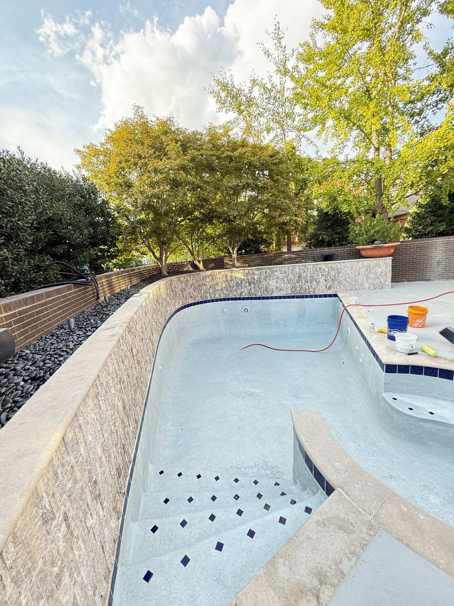Vinyl Pools for Henry's Construction in Nashville, TN
