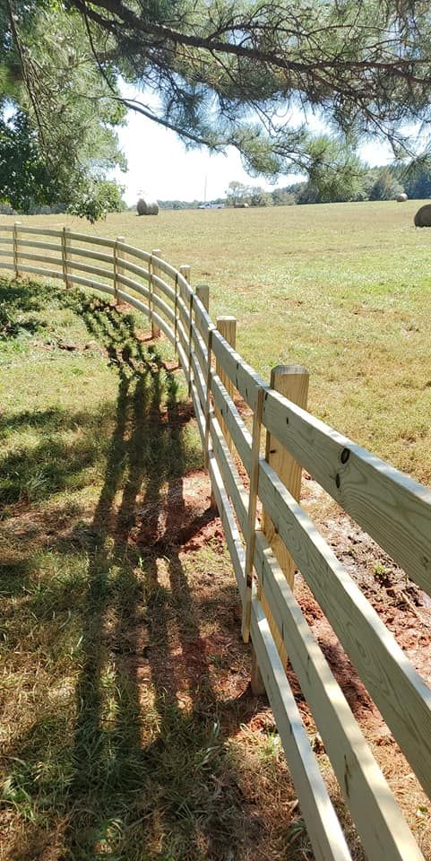 Fence Installation for Pancho Fence Company in Eatonton, GA