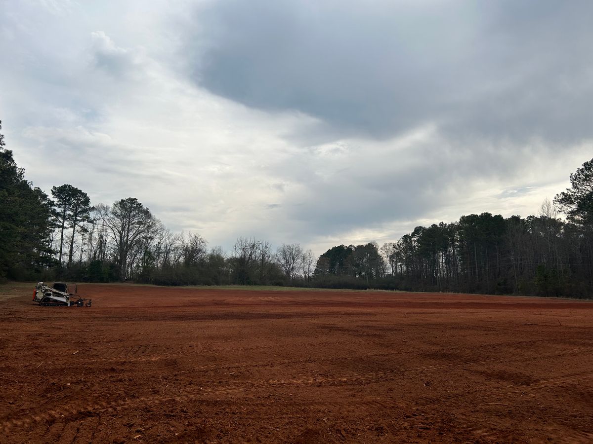 Skid Steer Work & Brush Clearing for Sandy Creek Hydroseeding in Monroe, GA