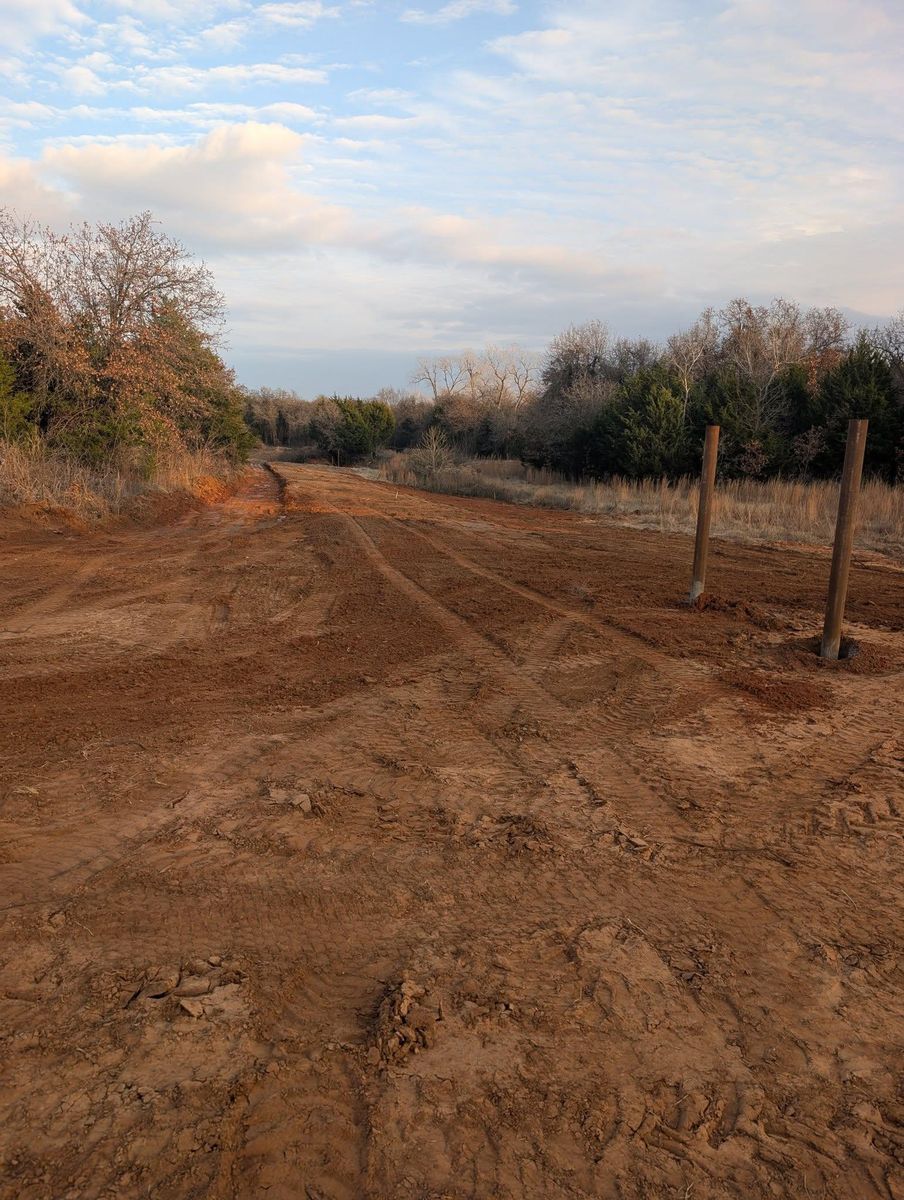 Site Preparation for Nathan Foyil Bobcat Work in Edmond, OK