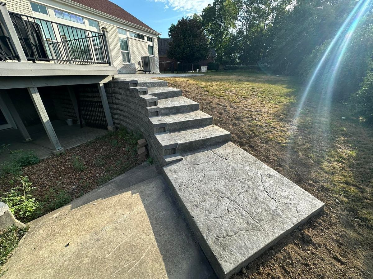 Stair Design & Installation for Tanenbaum Services & Concrete in Florence, KY