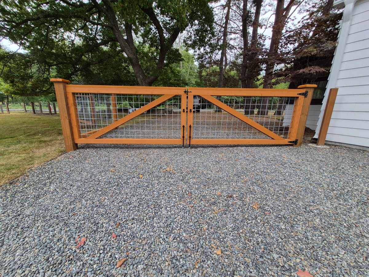 Gate Installation for McBride and Sons Fence in Camano, WA