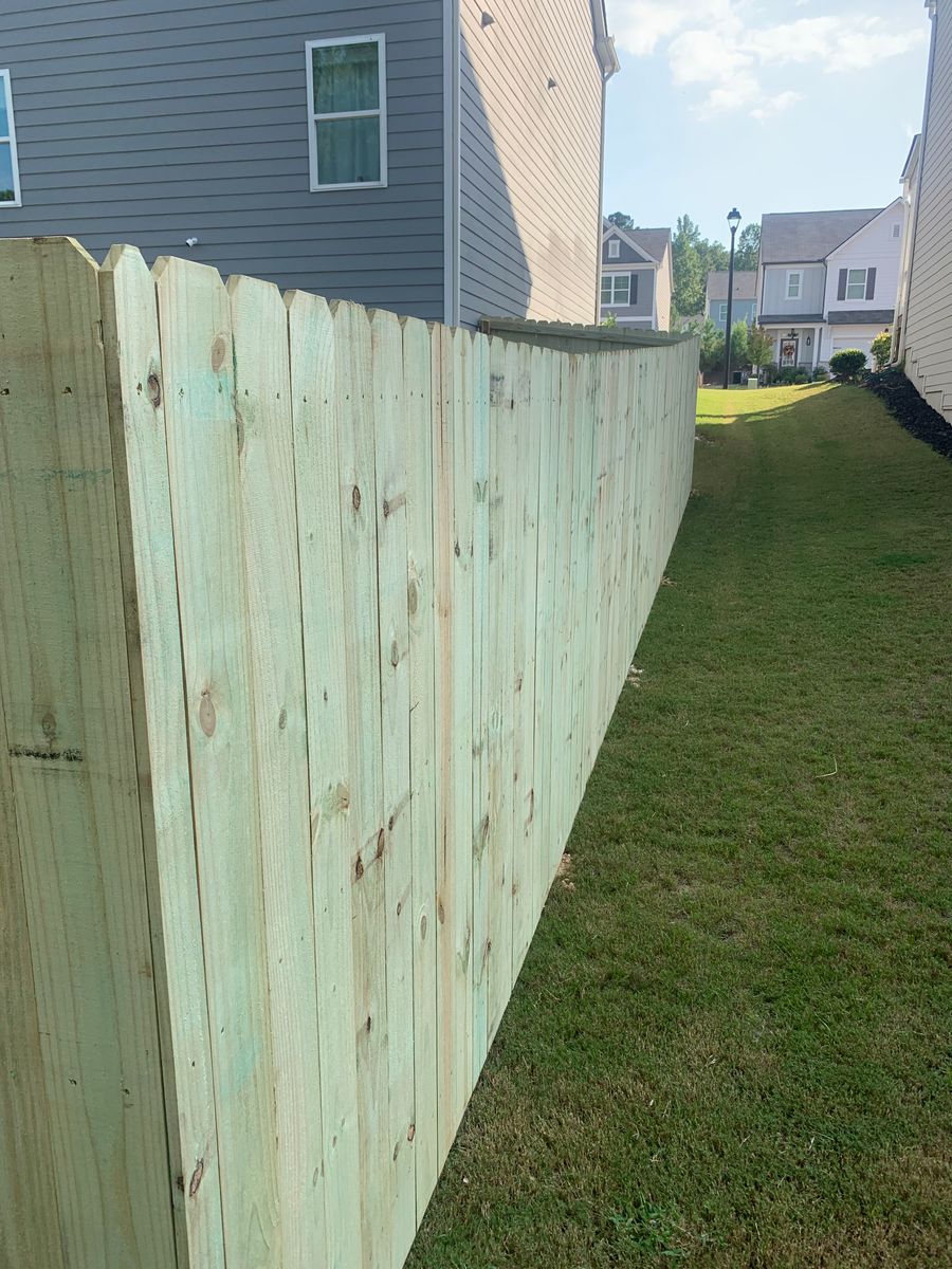 Wooden Fencing for Alpine Fence in Dahlonega, GA
