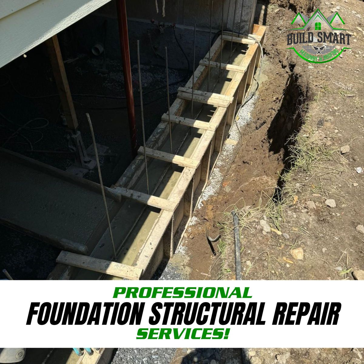 Foundation Underpinning for Build Smart Masonry and Roofing in Chelsea, MA