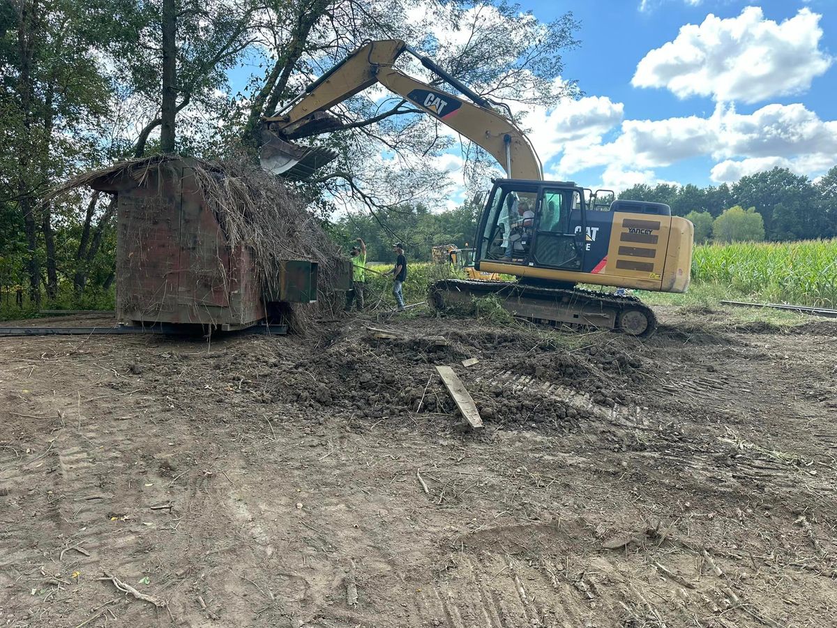 Land Clearing & Demolition for Crump Construction & Roofing, LLC  in Urich,,  MO