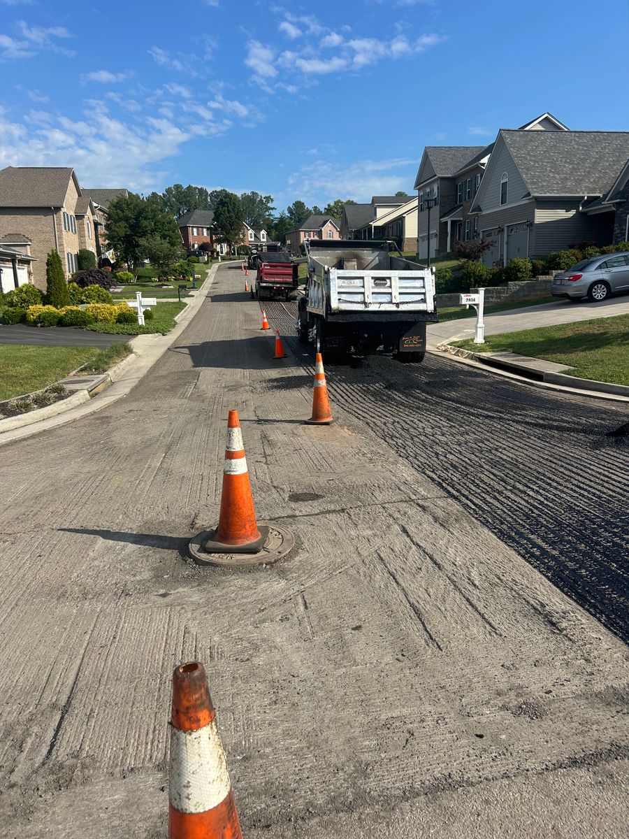 Milling for James R Carter Paving in Roanoke, VA