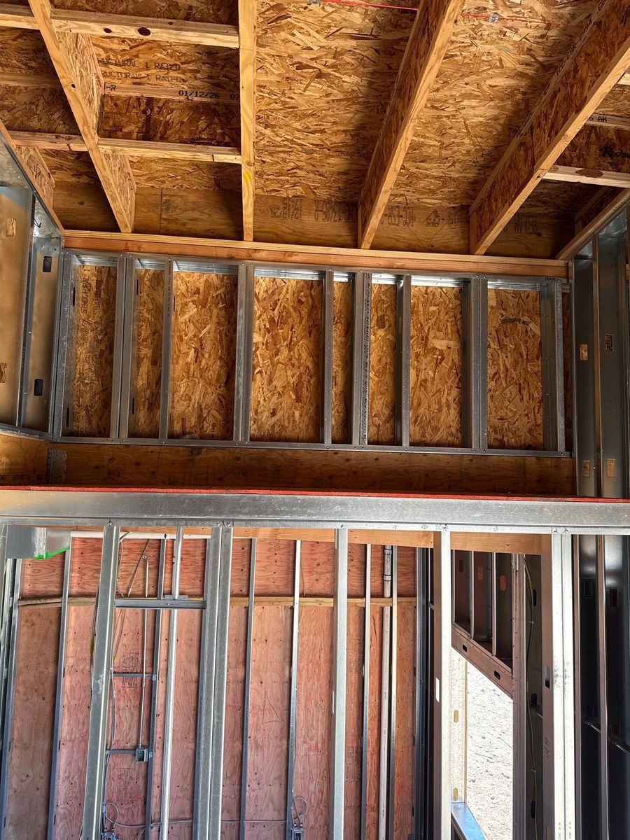 Framing for Ant Farm Construction in Kingman, AZ